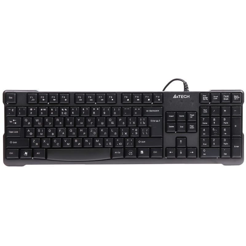 Клавиатура A4Tech KR-750 Ukr Black