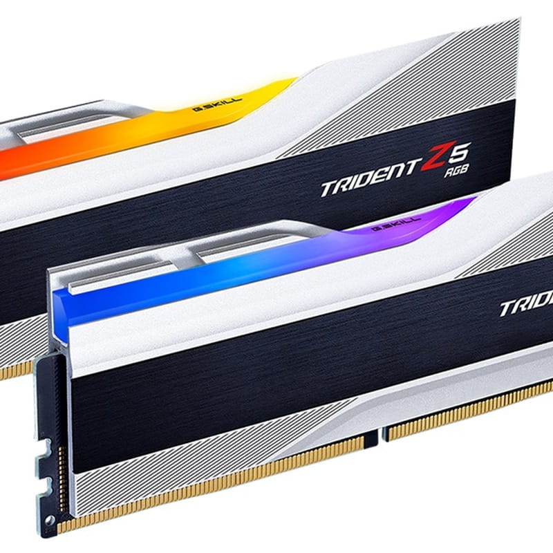 Модуль памяти DDR5 2x16GB/6000 G.Skill Trident Z5 RGB Silver (F5-6000J4040F16GX2-TZ5RS)