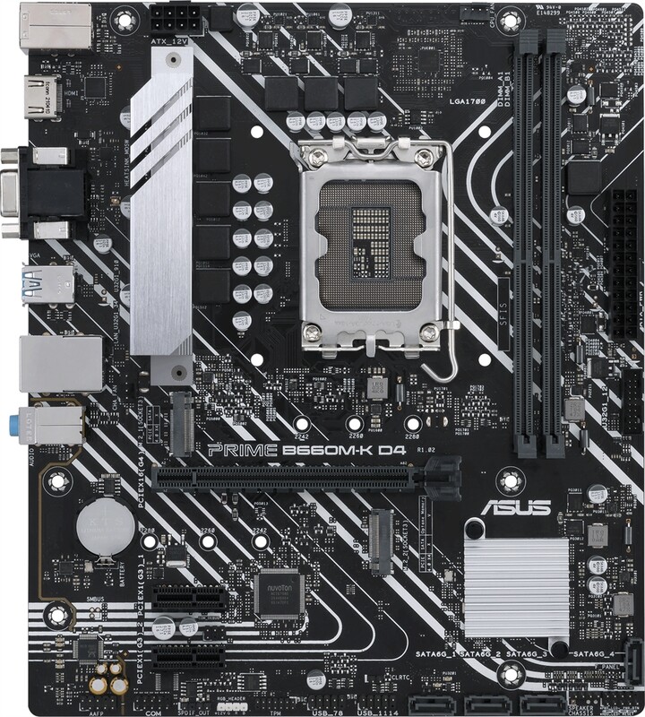 Материнская плата Asus Prime B660M-K D4 Socket 1700