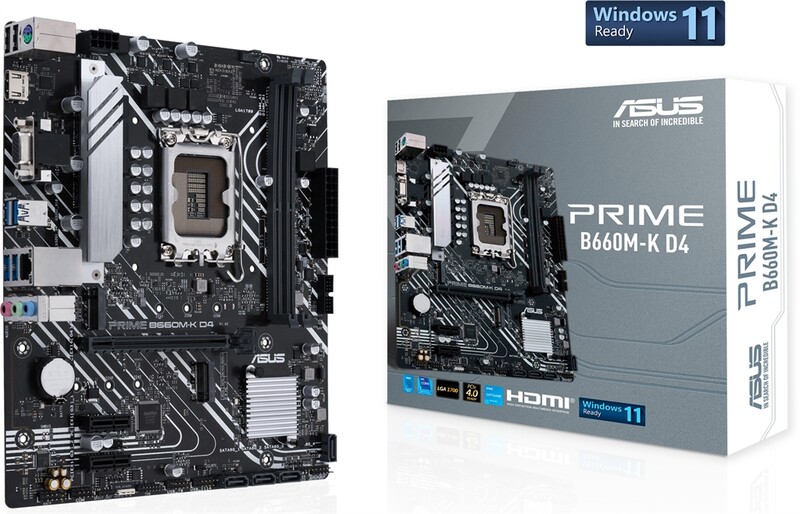 Материнская плата Asus Prime B660M-K D4 Socket 1700