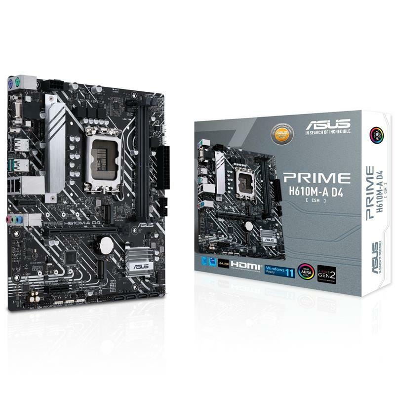 Материнская плата Asus Prime H610M-A D4-CSM Socket 1700