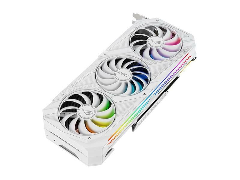 GF RTX 3090 24GB GDDR6X ROG Strix Gaming OC White Edition Asus (ROG-STRIX-RTX3090-O24G-WHITE)