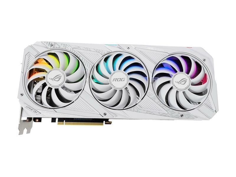 GF RTX 3090 24GB GDDR6X ROG Strix Gaming OC White Edition Asus (ROG-STRIX-RTX3090-O24G-WHITE)