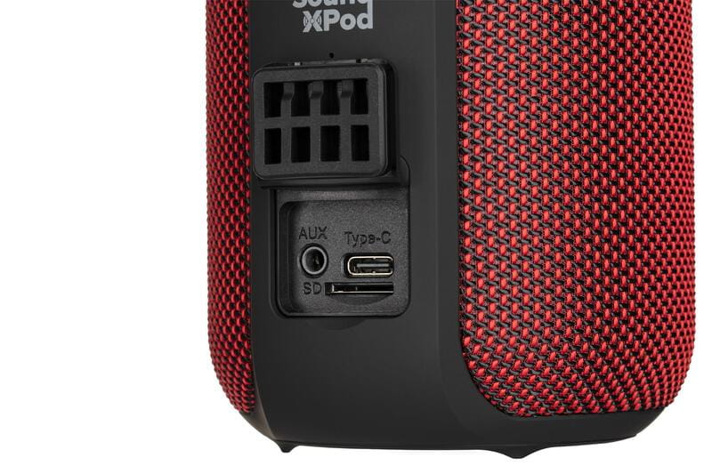 Акустическая система 2E SoundXPod TWS MP3 Wireless Waterproof Red (2E-BSSXPWRD)