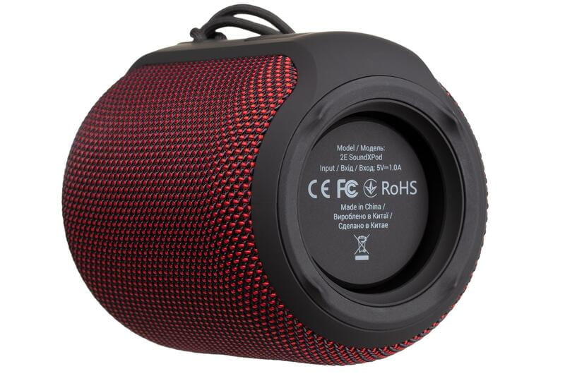 Акустическая система 2E SoundXPod TWS MP3 Wireless Waterproof Red (2E-BSSXPWRD)