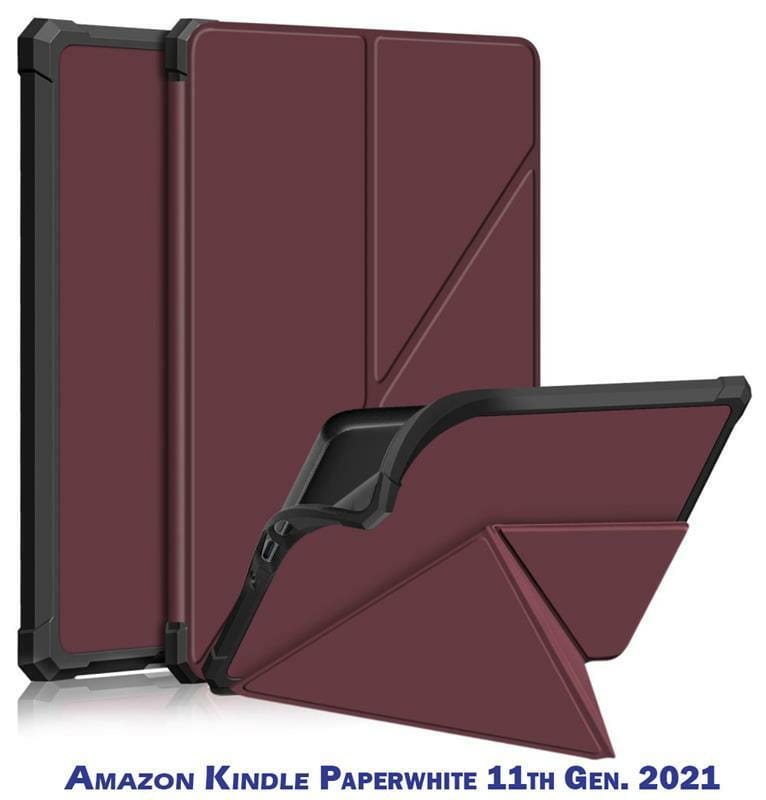 Чехол-книжка BeCover Ultra Slim Origami для Amazon Kindle Paperwhite 11th Gen. 2021 Red Wine (707222)
