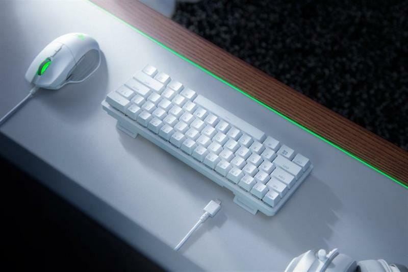 Клавиатура Razer Huntsman Mini Mercury Edition Purple Switch (RZ03-03390300-R3M1) White USB