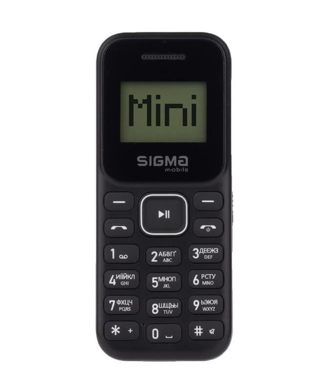 Мобiльний телефон Sigma mobile X-style 14 Mini Dual Sim Black