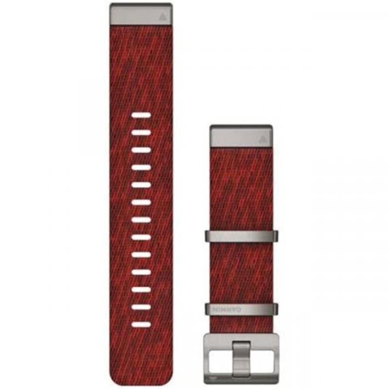 Ремешок Garmin QuickFit 22mm для Garmin Marq Jacquard Weave Red Nylon (010-12738-22)