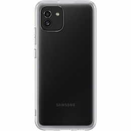 Чохол-накладка Samsung Soft Clear Cover для Samsung Galaxy A03 SM-A035 Transparent (EF-QA035TTEGRU)