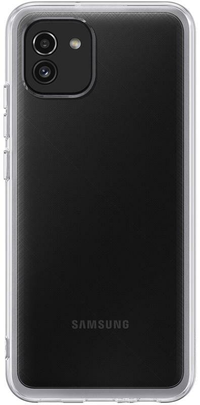 Чехол-накладка Samsung Soft Clear Cover для Samsung Galaxy A03 SM-A035 Transparent (EF-QA035TTEGRU)