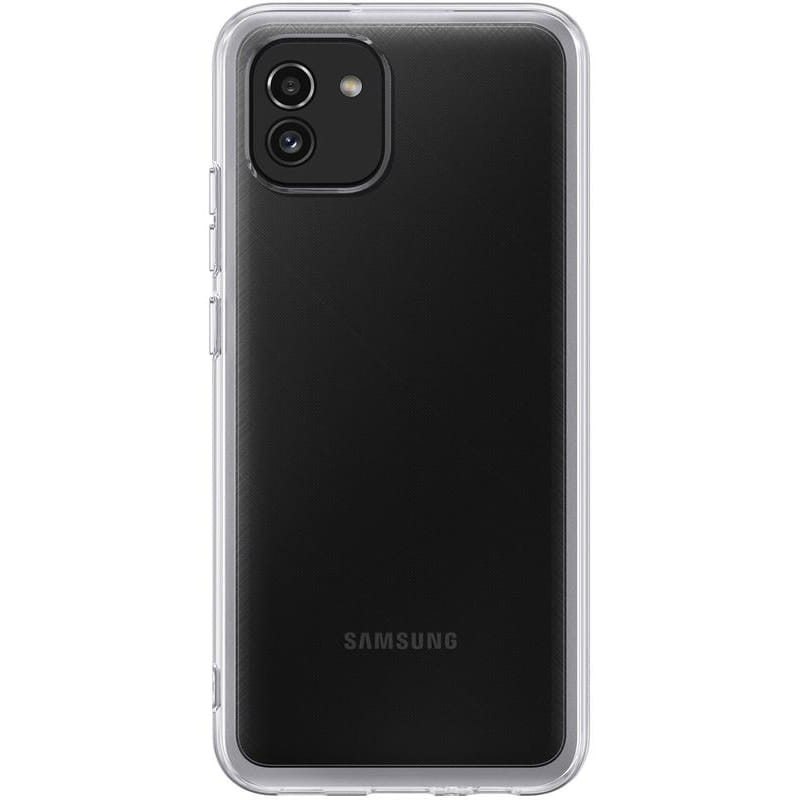 Чохол-накладка Samsung Soft Clear Cover для Samsung Galaxy A03 SM-A035 Transparent (EF-QA035TTEGRU)