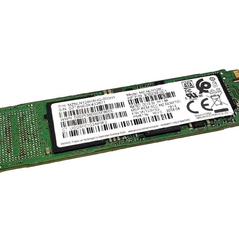 SSD  128GB Samsung PM871b M.2 3D MLC NAND (MZNLN128HAHQ) OEM
