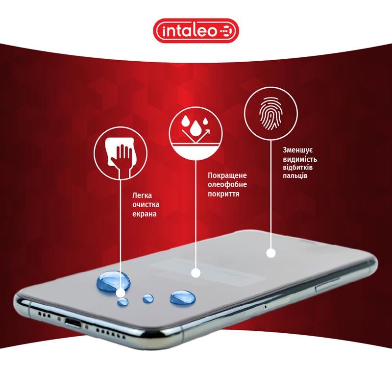 Защитное стекло Intaleo для Samsung Galaxy S22+ SM-S906 Full Glue Black (1283126523052)