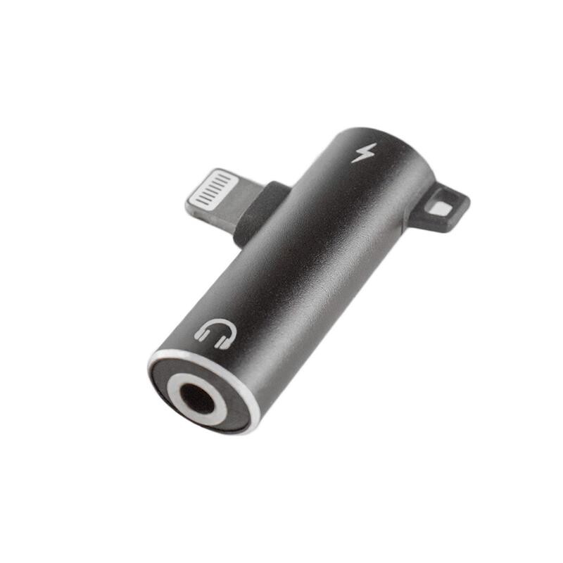 Адаптер XoKo AC-305 Lightning -Lightning/3.5 mm Black (AC-305)