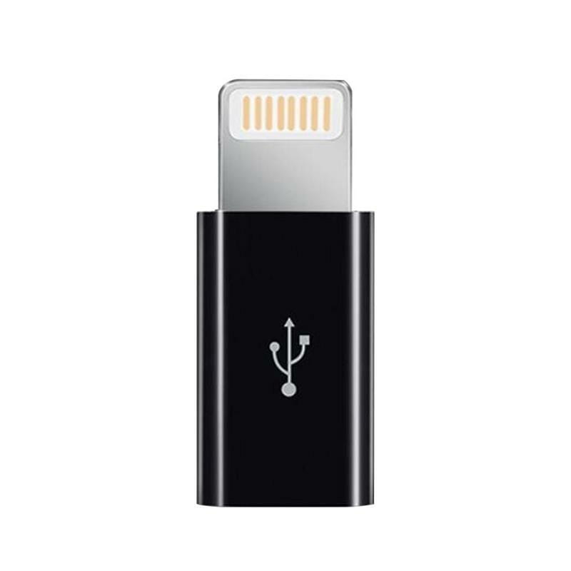 Адаптер XoKo AC-030 micro USB - Lightning (F/M) Black (XK-AC030-BK)