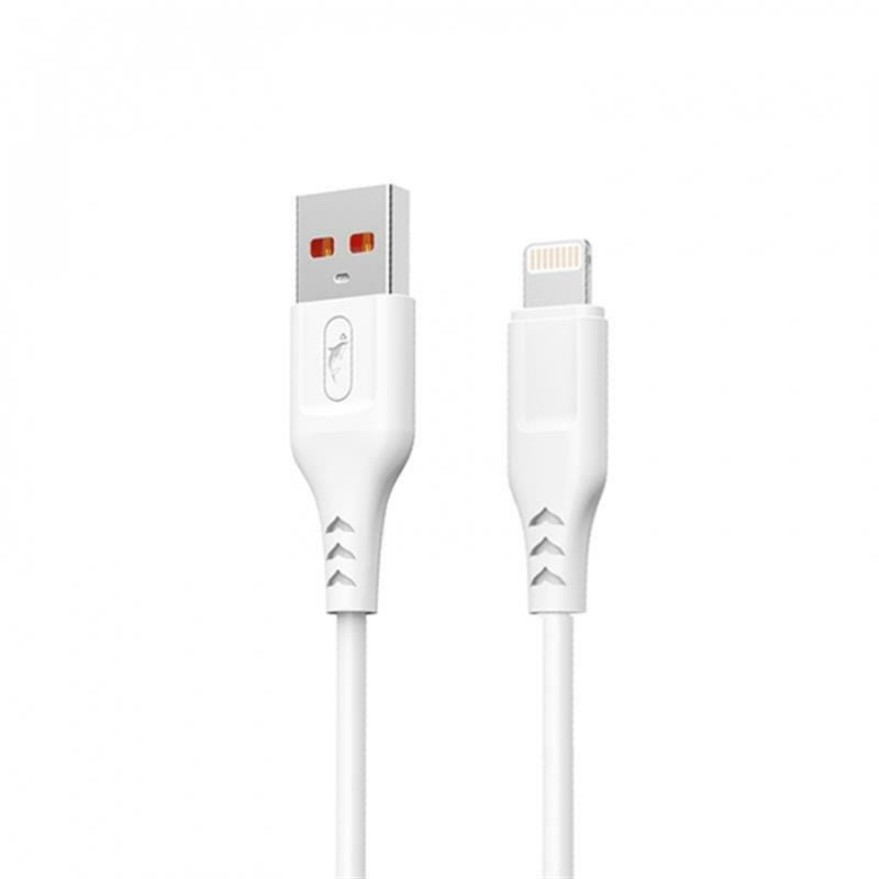 Кабель SkyDolphin S61LB USB - Lightning (M/M), 2 м, White (USB-000574)