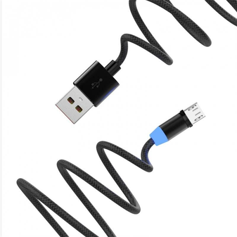 Кабель SkyDolphin S59V Magnetic USB - мicro USB (M/M), 1 м, Black (USB-000442)
