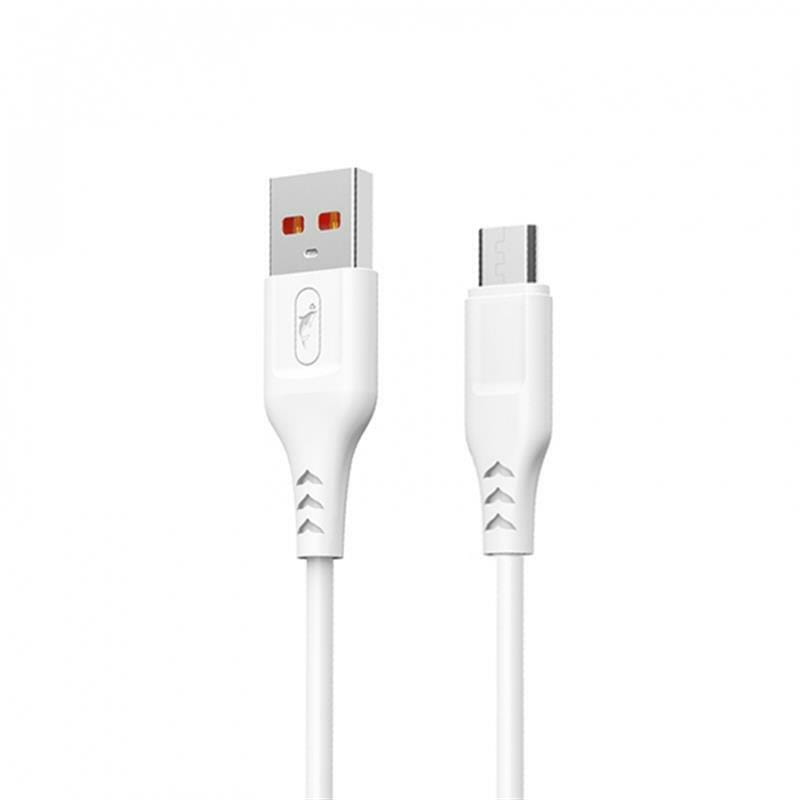 Кабель SkyDolphin S61V USB - мicro USB (M/M), 1 м, White (USB-000449)