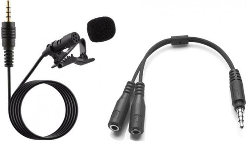 Микрофон XoKo MC-100 + Сплитер 3.5 мм (XK-MC100BK)