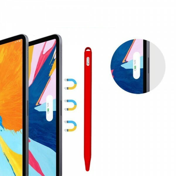 Чохол TPU Goojodoq Hybrid Ear для стилуса Apple Pencil 2 Red тех.пак (4001055094286R)