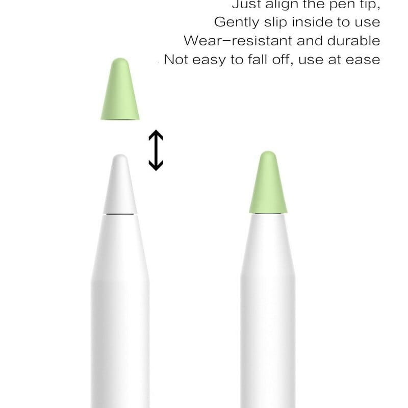 Чехол TPU Goojodoq для наконечника стилуса Apple Pencil (1-2 поколение) (8шт) Grey (1005001835985075G)
