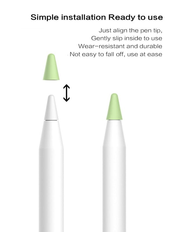 Чохол TPU Goojodoq для наконечника стилуса Apple Pencil (1-2 покоління) (8шт) Transparent (1005001835985075W)