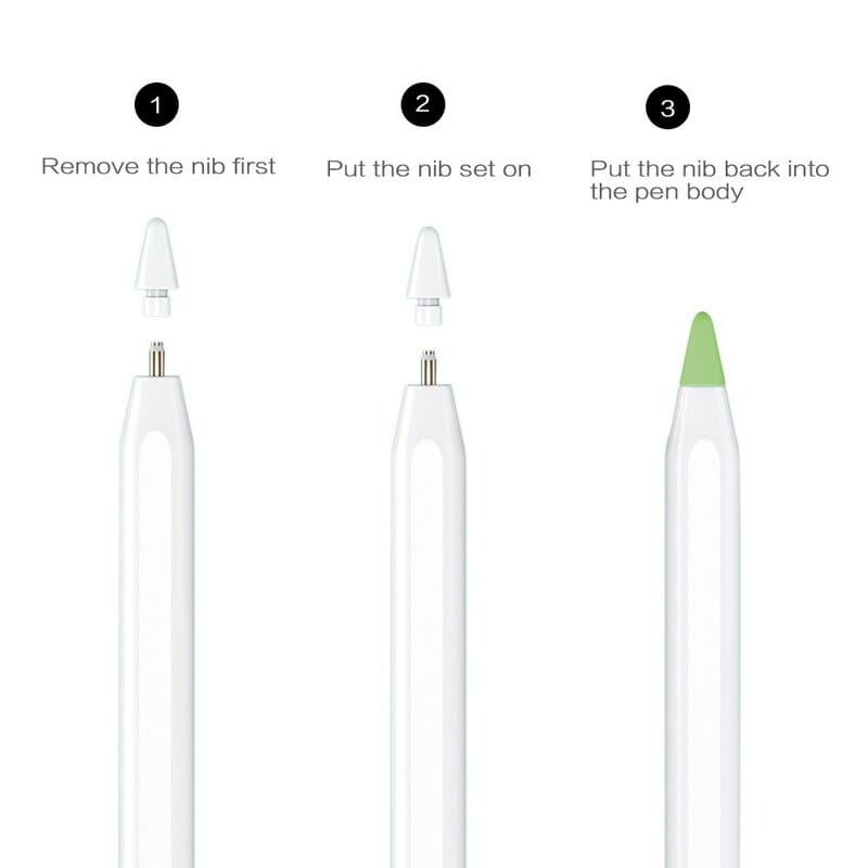 Чохол TPU Goojodoq для наконечника стилуса Apple Pencil (1-2 покоління) (8шт) Transparent (1005001835985075W)