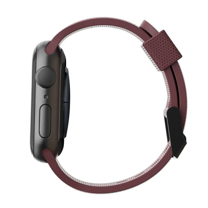 Ремінець Urban Armor Gear Dot Silicone для Apple Watch 44mm/42mm Aubergine (19249K314747)