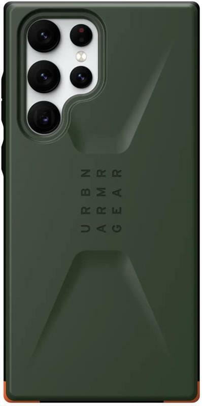 Чeхол-накладка Urban Armor Gear Civilian для Samsung Galaxy S22 Ultra SM-S908 Olive (21344D117272)