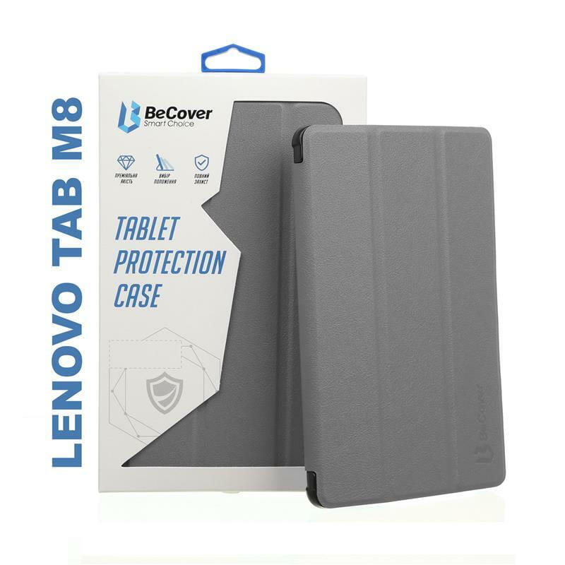 Чехол-книжка BeCover Smart для Lenovo Tab M8 TB-8505 Gray (705981)