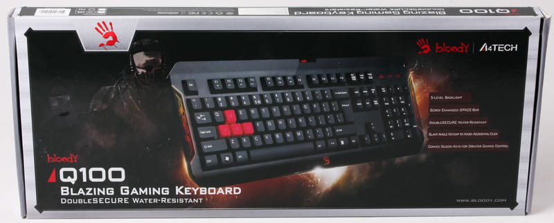 Клавіатура Bloody Q100 Ukr Black