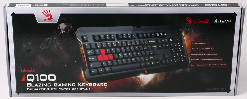 Клавіатура Bloody Q100 Ukr Black