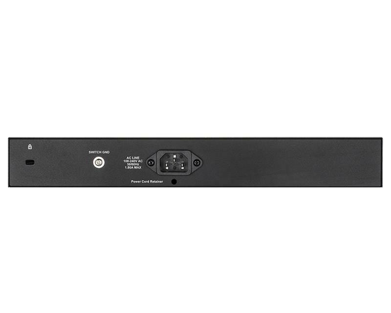 Комутатор D-Link DGS-1210-10MP 8x1GE PoE, 2x1GE SFP, PoE 30Вт/порт, бюджет 130Вт