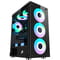Фото - Корпус 1stPlayer V7-4F1 Color LED Black без БЖ | click.ua