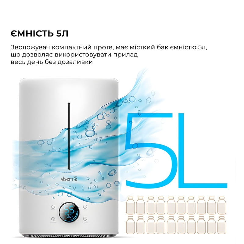 Зволожувач повітря Deerma DEM-F628S_