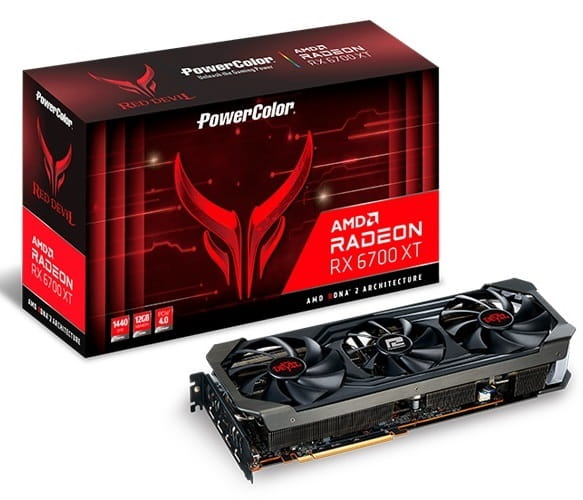 Видеокарта AMD Radeon RX 6700 XT 12GB GDDR6 Red Devil PowerColor (AXRX 6700XT 12GBD6-3DHE/OC)