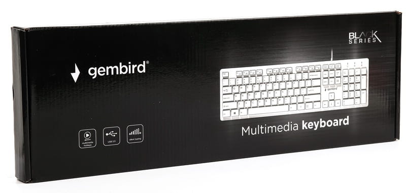 Клавиатура Gembird KB-MCH-03-W-UA Ukr White