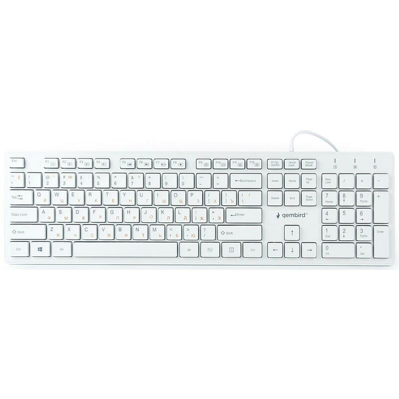 Клавиатура Gembird KB-MCH-03-W-UA Ukr White