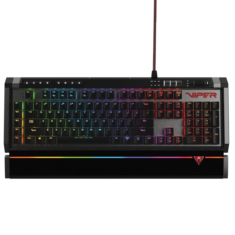 Клавиатура Patriot Viper V770 Kailh Red Switch (PV770MRUMXGM-RU) Black/Silver USB