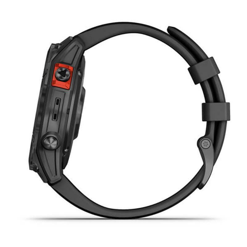 Смарт-часы Garmin Fenix 7 Solar Slate Gray with Black Band (010-02540-11)