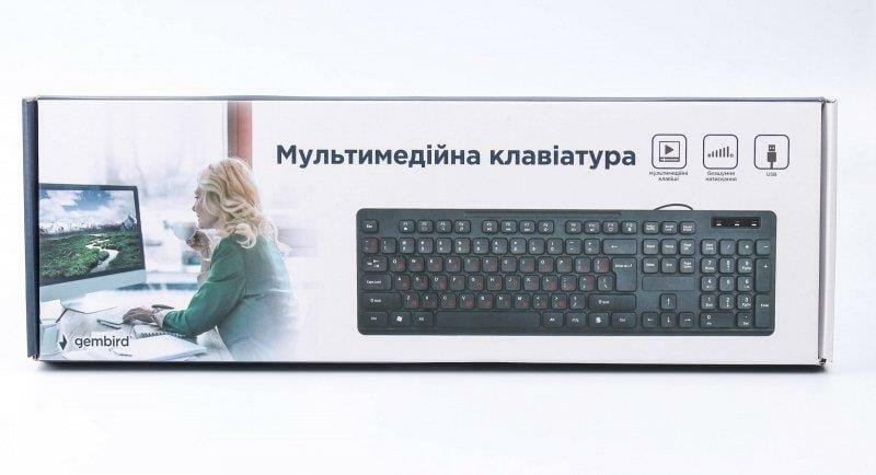 Клавиатура Gembird KB-MCH-04-UA Ukr Black