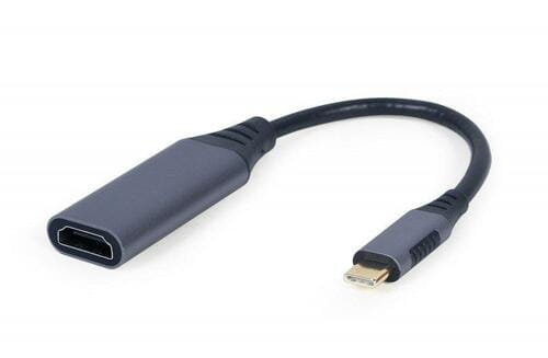 Photos - Cable (video, audio, USB) Cablexpert Адаптер  HDMI - USB Type-C , 0.15 м, Black (A-USB3C-HDMI-01 (F/M)