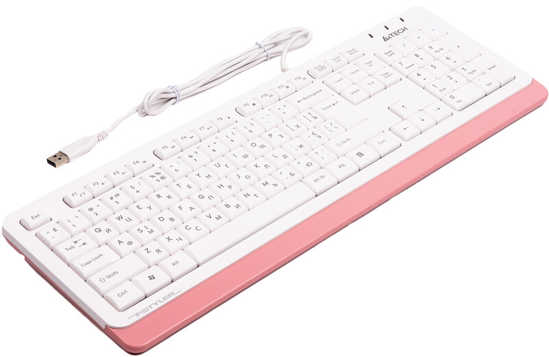 Клавиатура A4Tech FK10 Ukr Pink USB