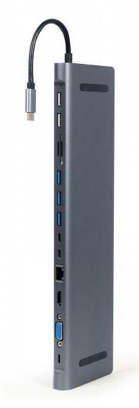 Док-станция Type-C Cablexpert (A-CM-COMBO9-01)