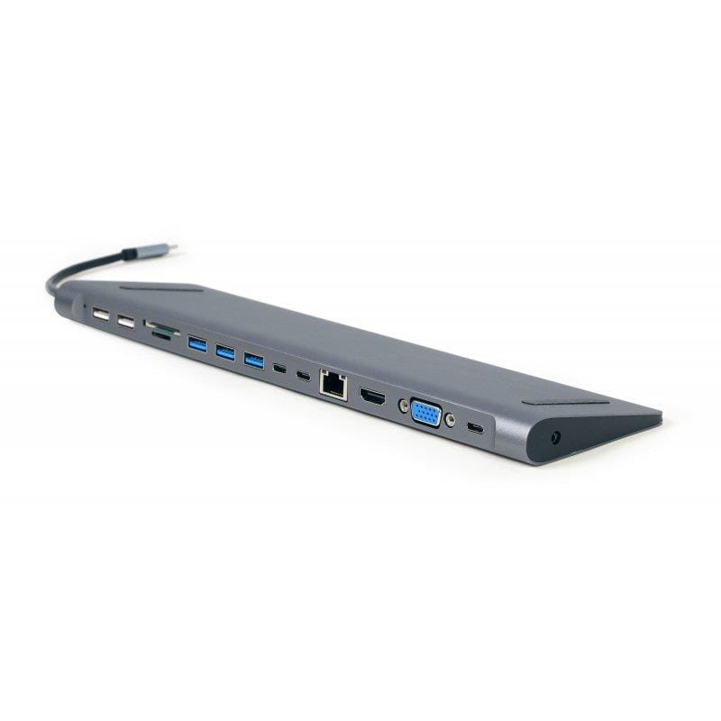 Док-станція Type-C Cablexpert (A-CM-COMBO9-01)