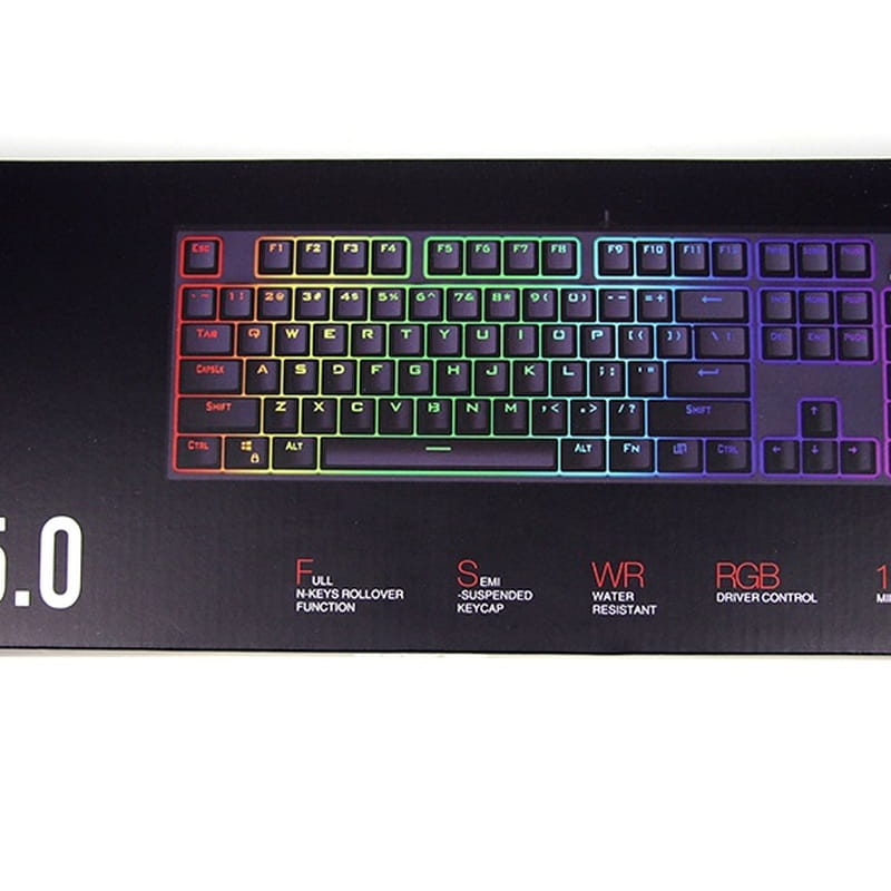 Клавиатура 1stPlayer DK5.0 RGB Outemu Red Black (DK5.0-RD)