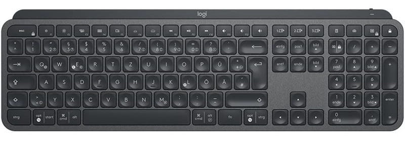 Клавиатура беспроводная Logitech MX Keys Wireless Illuminated Graphite (920-009417)