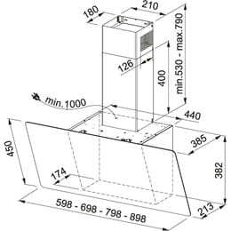 Купити Витяжка Franke Evo Plus FPJ 625 V BK/SS (330.0528.064) Витяжка Franke Evo Plus FPJ 625 V BK/SS (330.0528.064)