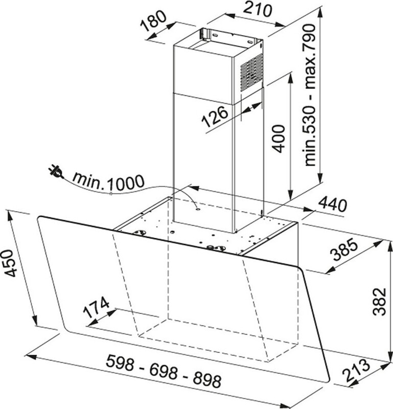 Вытяжка Franke Evo Plus FPJ 925 V BK/SS (330.0528.067)
